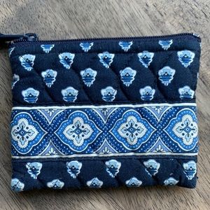 Vera Bradley Zip Pouch Nantucket Navy